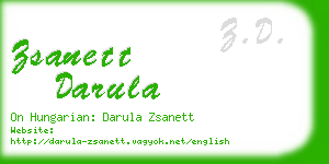 zsanett darula business card